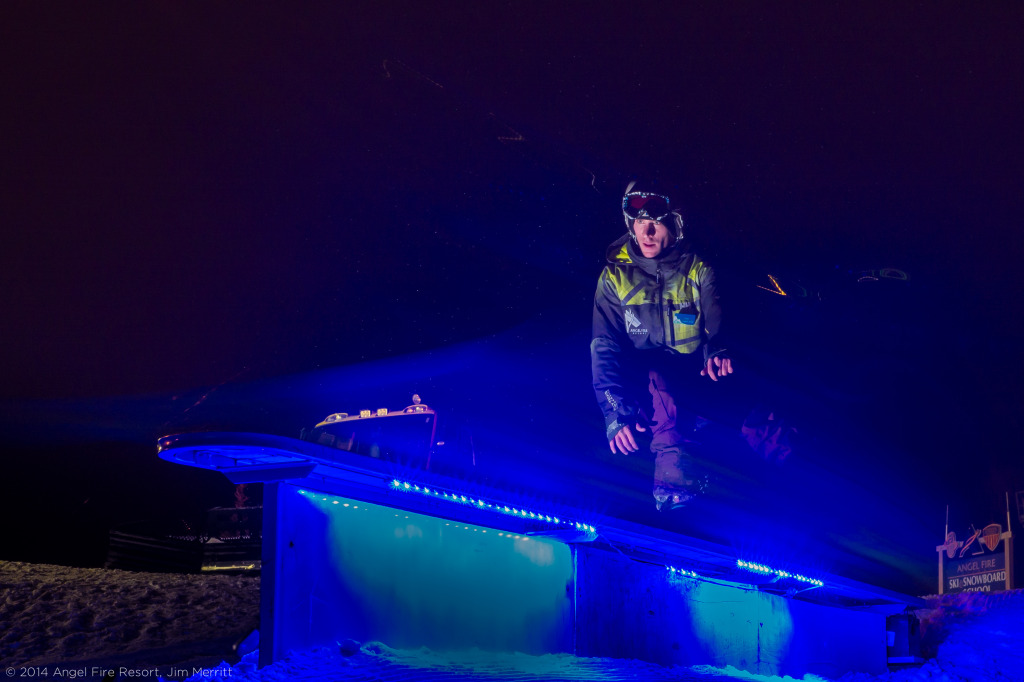 12-2014 Night Snowboarder