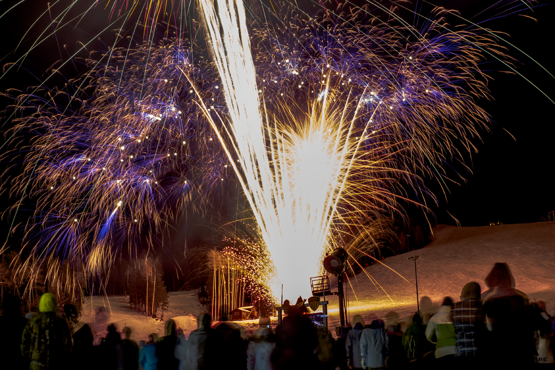 Christmas Eve Torchlight Parade & Fireworks Angel Fire Resort