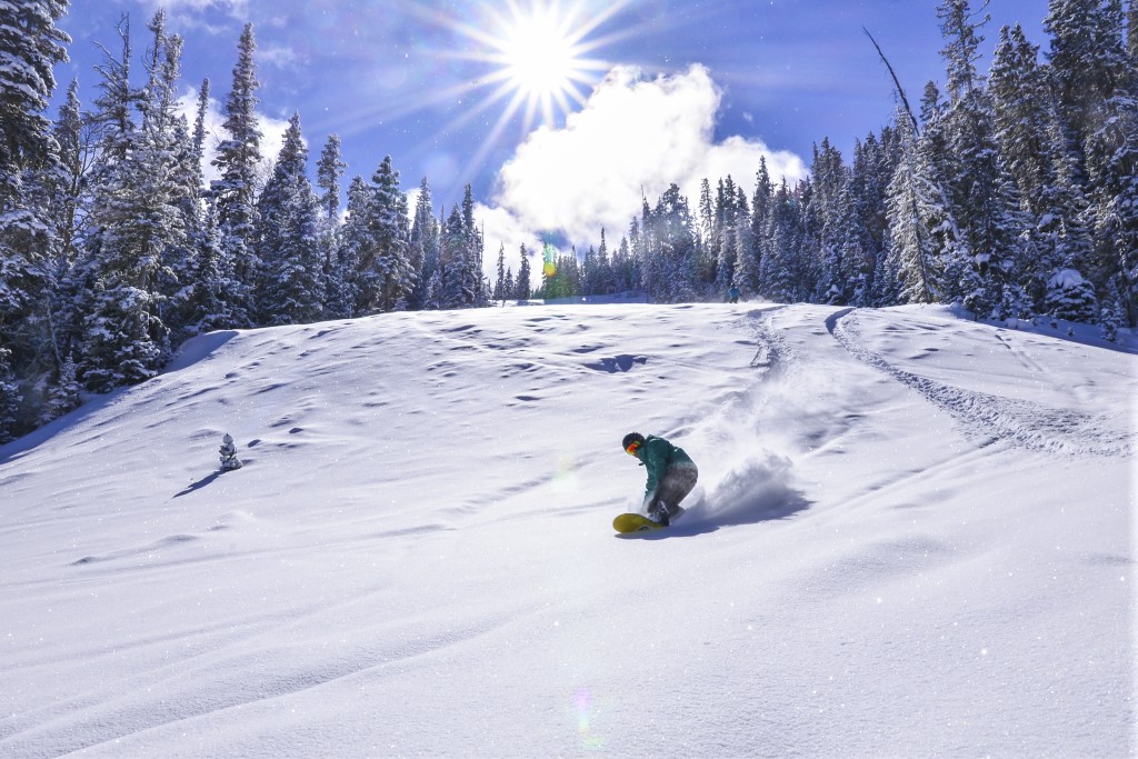 Spring Break Snowboarder