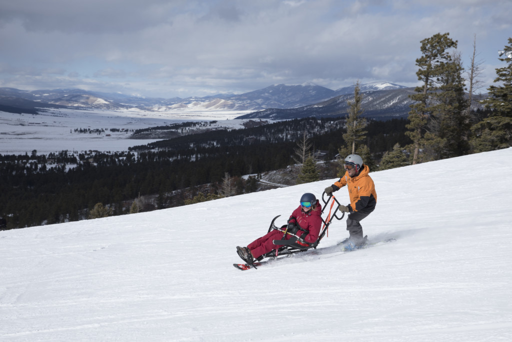 Bi/MonoSki Adaptive Ski Lessons Angel Fire Resort