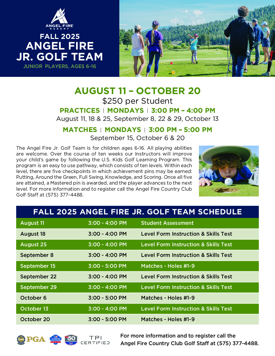 Golf_Fall JR Golf Teams_2025