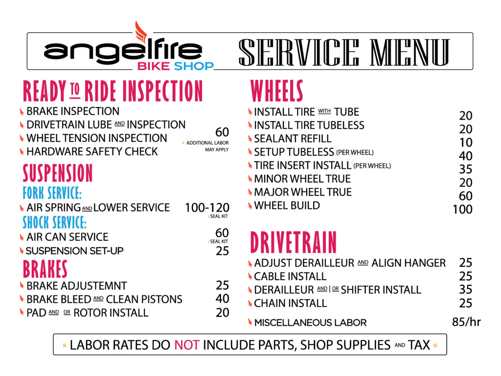 Bike-Shop-Service-Menu