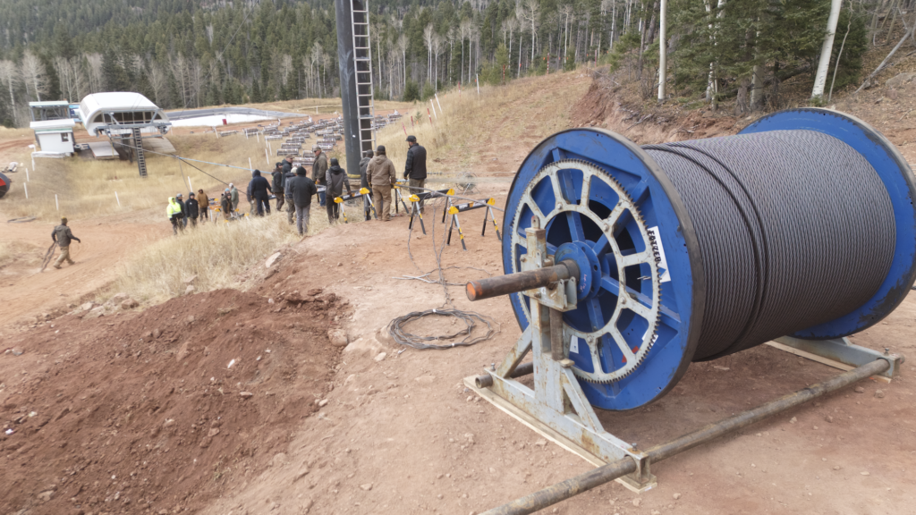 Behind the Scenes: Replacing a 46,000-Pound Haul Rope Ahead of Ski Season