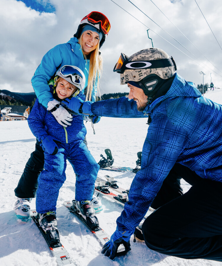 Beginner Skier at Angel Fire Resort