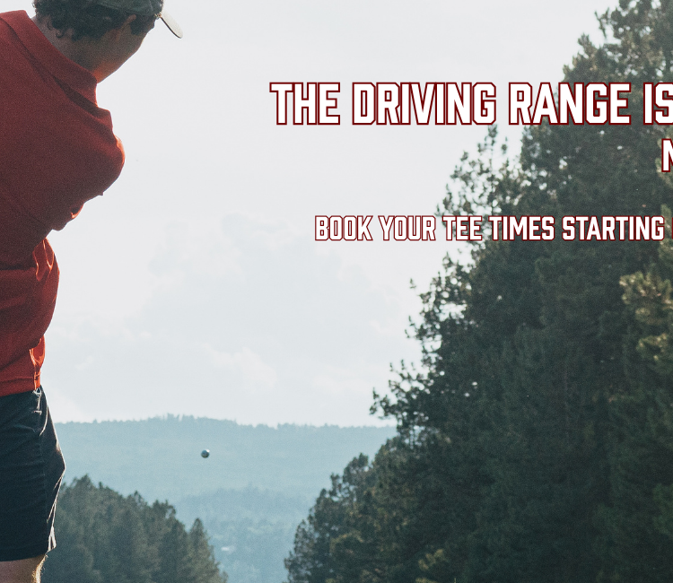 The Driving Range Is Open!
