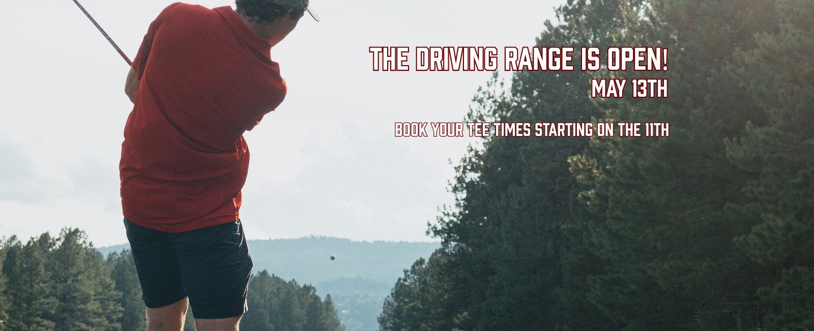 The Driving Range Is Open!