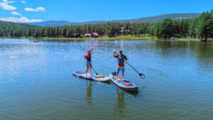 Mark and Luz at Monte Verde Lake